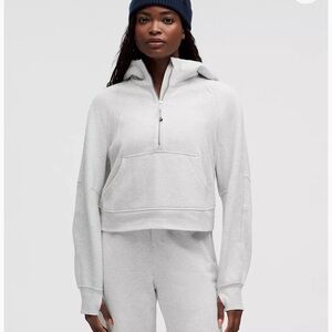 Lululemon Gray Half-Zip Hoodie
